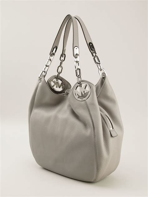 grey Michael Kors shoulder bag